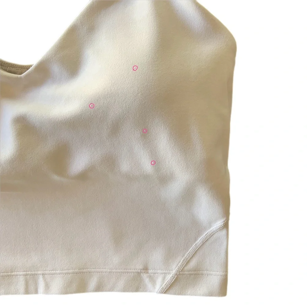 Lululemon Align Tank Top Cropped / Sports Bra Bone - Picture 12 of 16